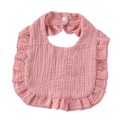 Oshhni Hochwertige Baumwoll Babylätzchen, Praktisch Und Stylisch, Ideal für Kleinkinder, ROSA