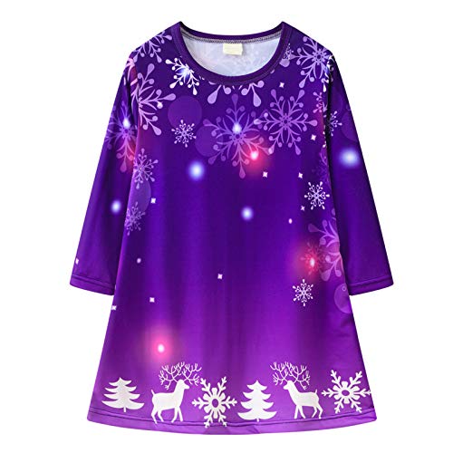 Generisch Mädchen Kleid Weihnachten Kinder Weihnachtself Prinzessin Kleider Xmas Kleidung Hochzeit Festlich Kleid Weihnachten Outfit Langärmelige Weihnachtsoutfit Baby Mädchen Weihnachten Kleid 98