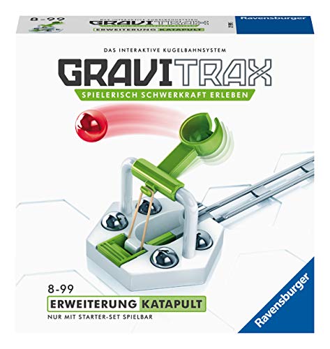 Ravensburger GraviTrax Erweiterung Katapult - Ideales Zubehör für spektakuläre Kugelbahnen, Konstruktionsspielzeug für Kinder ab 8 Jahren