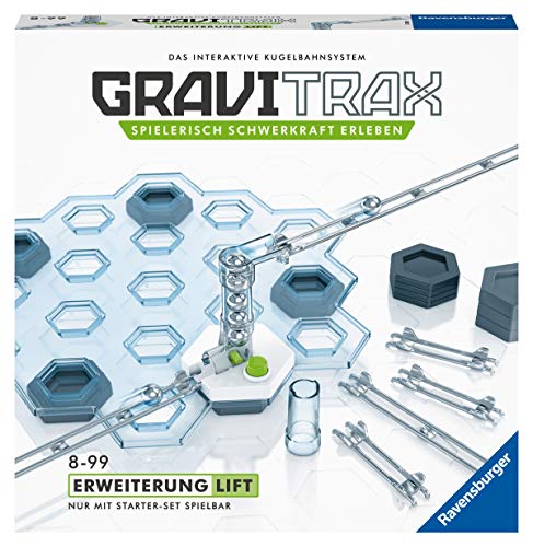 Ravensburger GraviTrax Extension Lift - Zubehör für das Kugelbahnsystem. Kombinierbar mit allen GraviTrax Produktlinien, Starter-Sets, Extensions und Elements, Konstruktionsspielzeug ab 8 Jahren